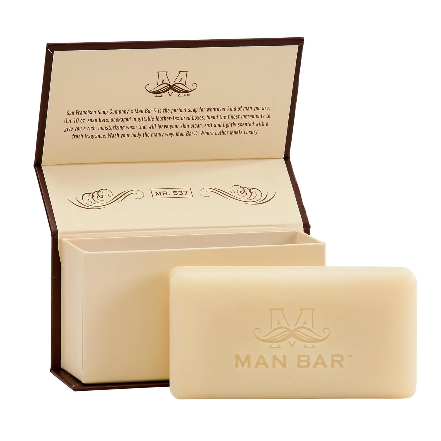 San Francisco Soap Company Exotic Musk Sandalwood Fragrance Bar Men 5 oz Gentle Revitalizing All Skin Types - Image 3