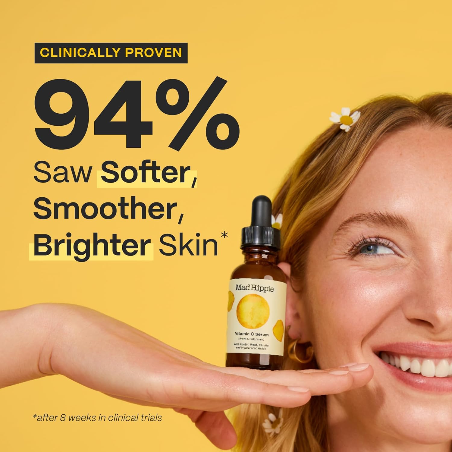 Mad Hippie Vitamin C Brightening Serum 2-Pack with Hyaluronic Acid 1.02 oz Each - Image 2