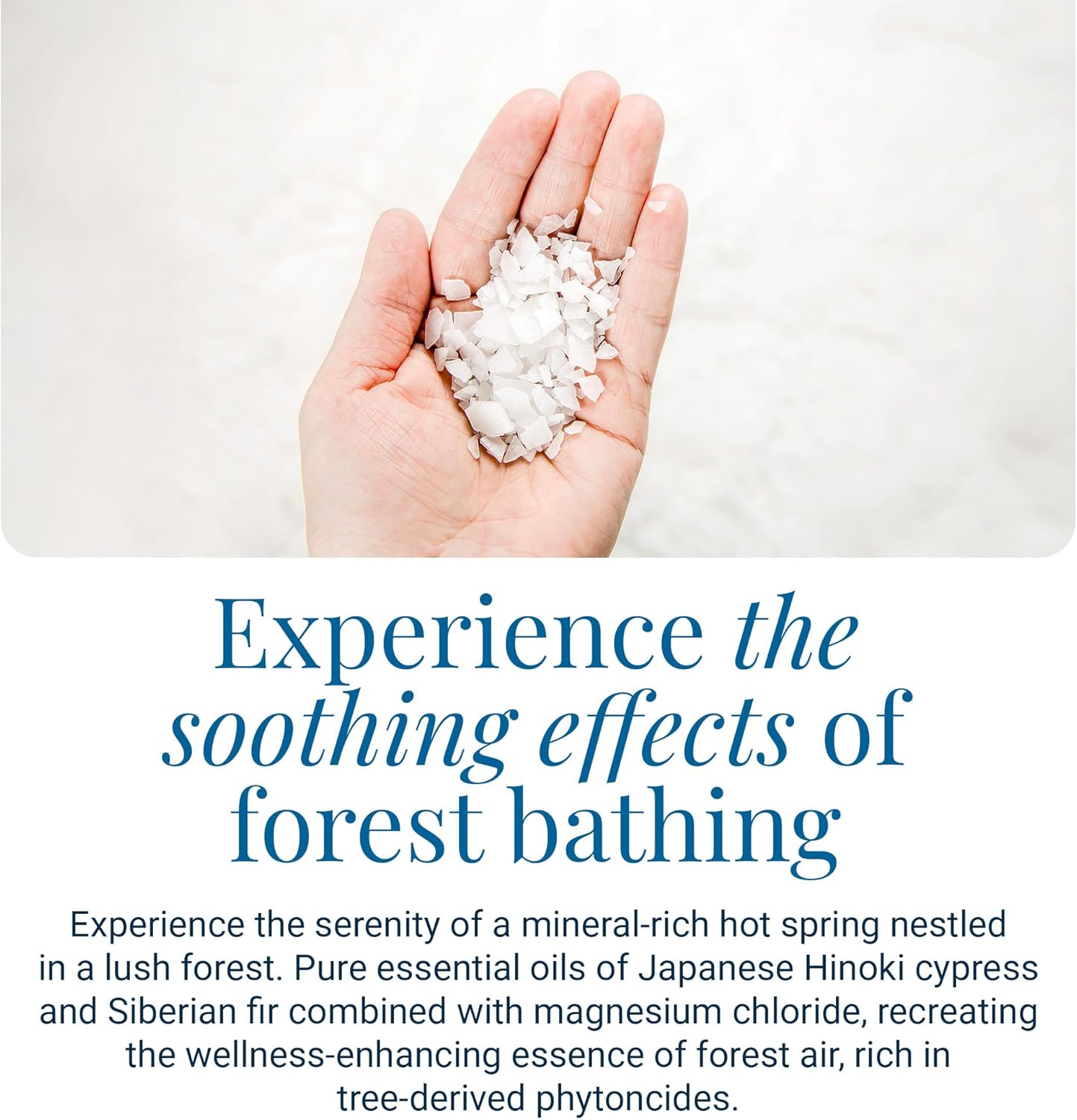 Ancient Minerals Magnesium Bath Flakes Forest Calm - Resealable Magnesium Bag of Zechstein Chloride Alternative to Epsom Bath Salt (1.65 lb) - Image 3