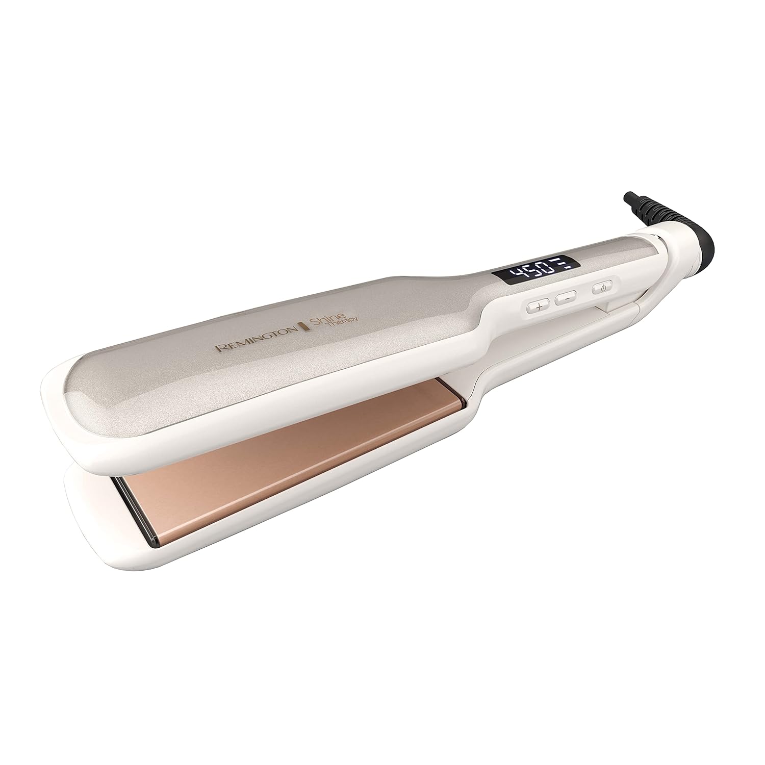 Remington Shine Therapy 2 inch Ceramic Flat Iron with Argan Oil & Keratin for Smooth, Shiny Hair - Image 3