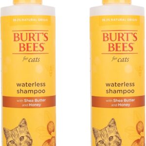 Burt's Bees for Pets Waterless Cat Grooming Spray with Shea Butter and Honey, 99.3% Natural Origin Formulas, Dry Shampoo, Kitten Supplies, 10oz