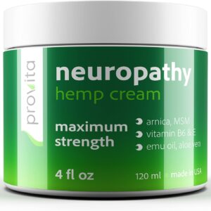 Neuropathy Nerve Relief Cream - Organic Neuropathy Relief Cream for Feet, Hands, Carpal Tunnel, Legs and Toes - 4 OZ Value Pack- Made in USA