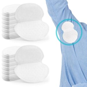 [90 PCS] Armpit Sweat Pads, Underarm Sweat Pads, Disposable Sweat Pads for Sweating Women ＆ Men, Self-Adhesive Armpit Protection Pads, Efficient Sweat Absorption, Comfortable and Odourless