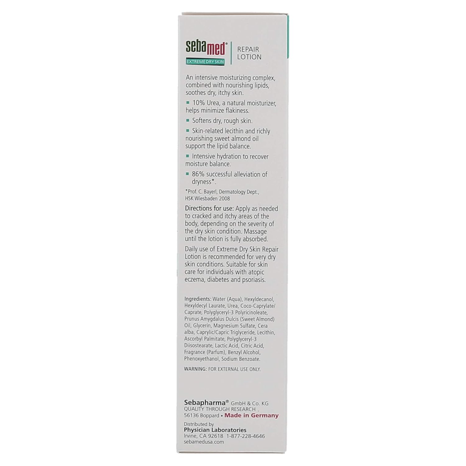 Sebamed Extreme Dry Skin Repair Advance Therapy Lotion with 10% Urea Perfect for Eczema Psoriasis Lotion Rough Dry Skin Moisturizer 6.8 Fluid Ounces - Image 6