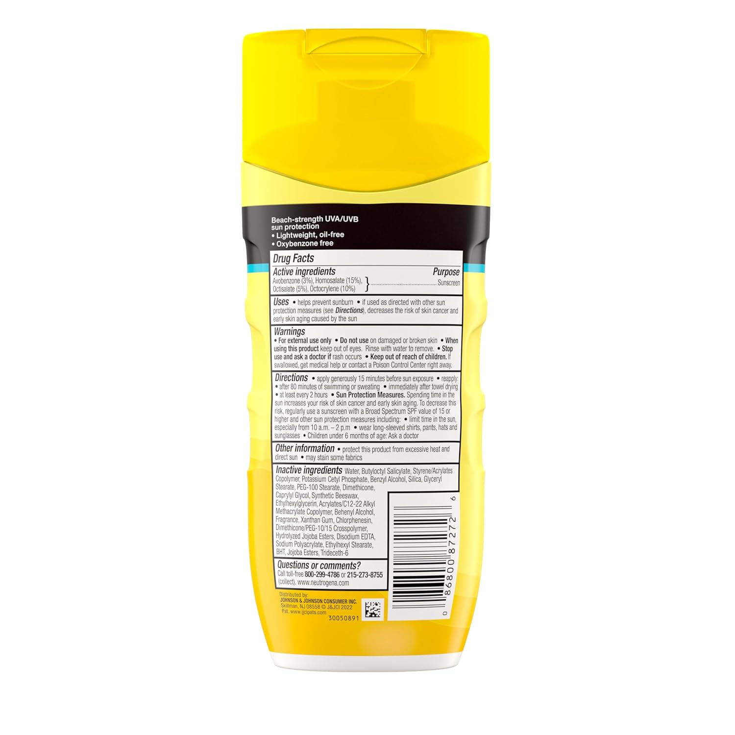 Neutrogena Beach Defense SPF 70 Sunscreen Lotion, 6.7 oz, Oil-Free, Quick Absorbing - Image 9