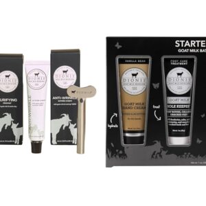 Dionis Goat Milk Skincare Core Collection Starter Set and Hand Cream Gift Set