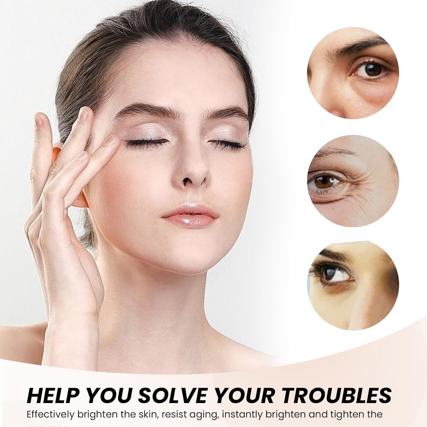 Naturals Instant Eye & Face Lift Cream 3-Pack for Visibly Reduced Under Eye Bags and Wrinkles - Image 2