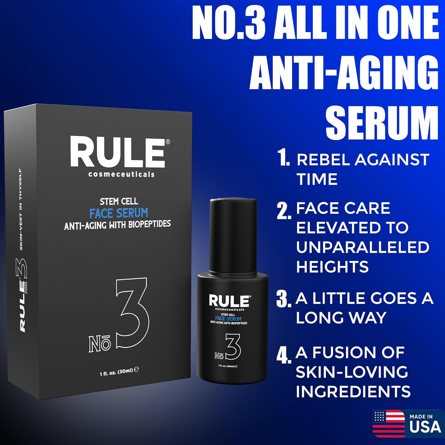 Anti-Aging Facial Serum with Biopeptides and Apple Stem Cells, 30 mL Bottle - Image 5