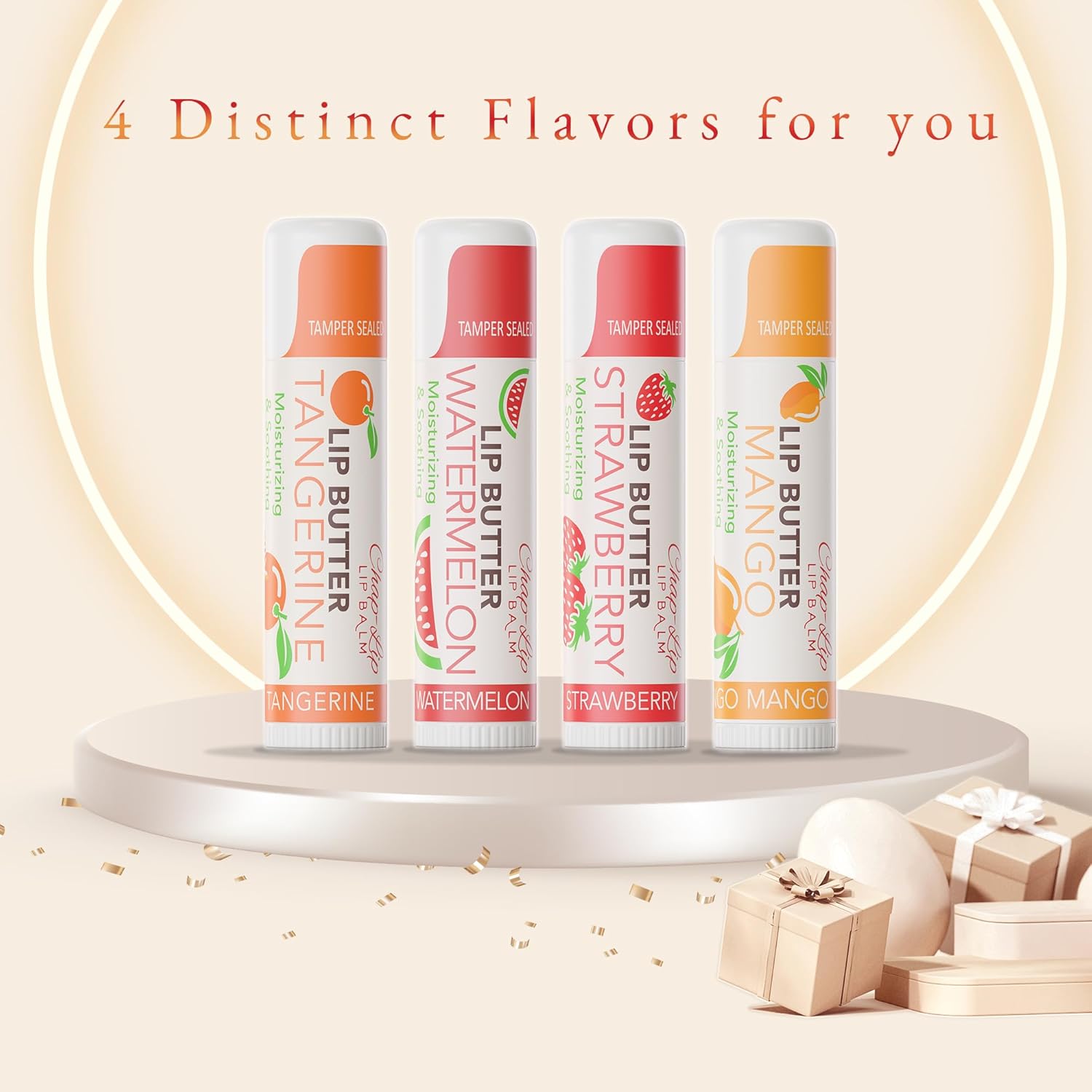 CHAP-LIP Original Lip Balm 24 Pack Bulk Fruit Flavors with Coconut Oil Cocoa Butter - Image 7