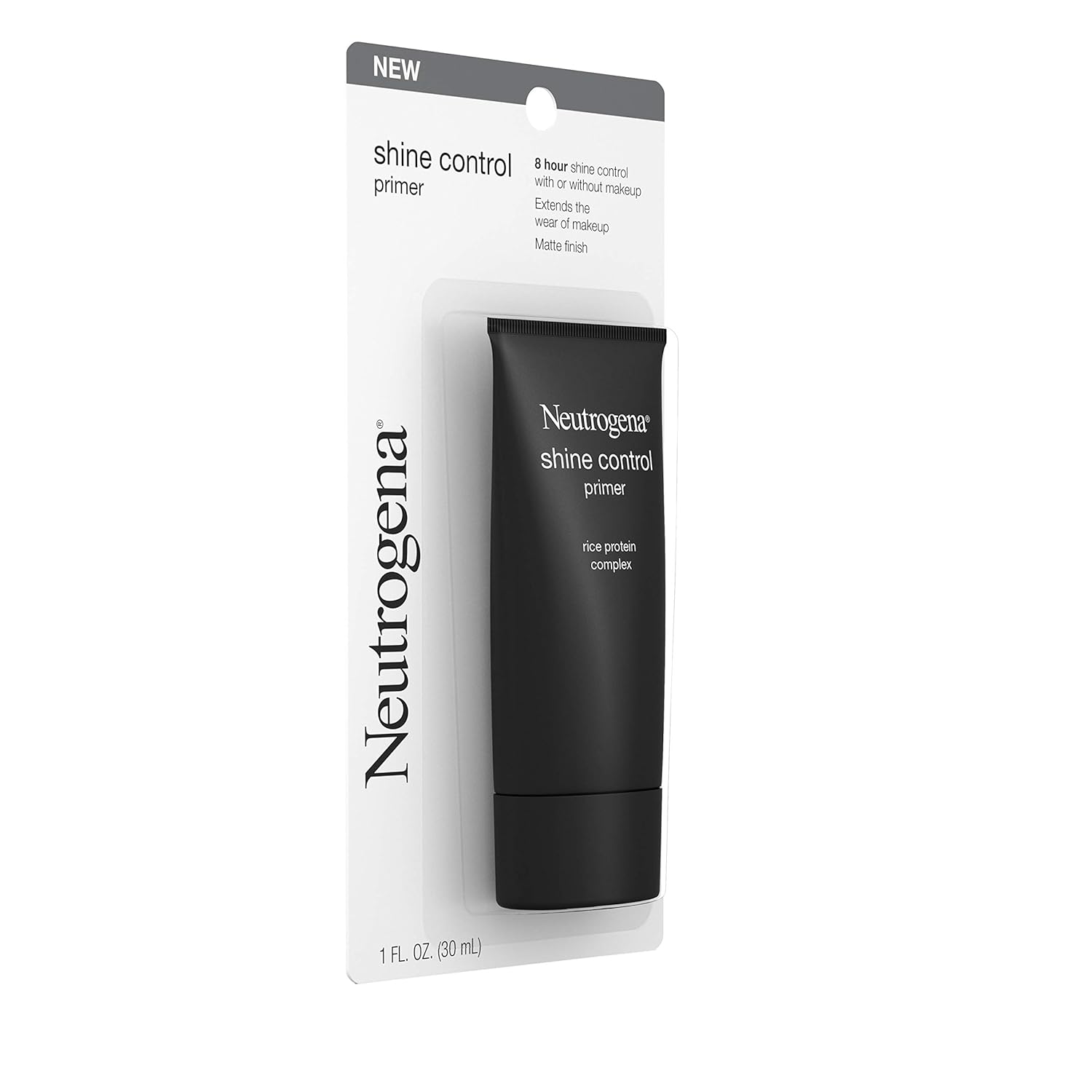 Neutrogena Shine Control Mattifying Liquid Face Primer for Oily Skin, Lightweight, Non-Comedogenic and Non-Greasy Pore and Makeup Primer with Oil-Absorbing Rice Protein, 1 fl. oz - Image 6