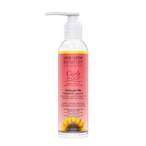 JANE CARTER SOLUTION Curls to Go Untangle Me Weightless Leave-In Conditioner (8oz) - Nourishing, Moisturizing, No Buildup