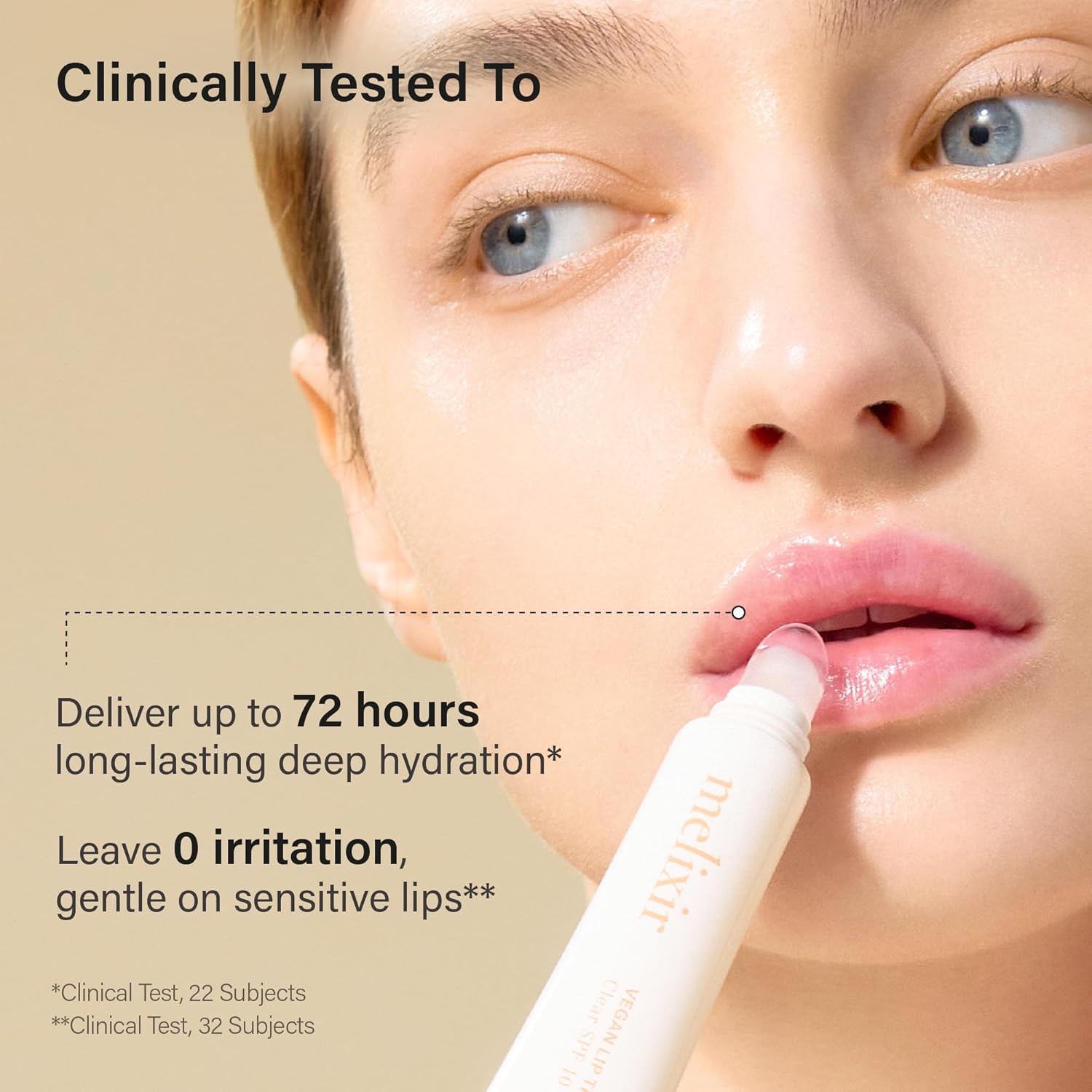 Melixir Vegan Sheer Tinted Lip Balm 0.5oz with Jojoba Oil and Collagen - Image 6