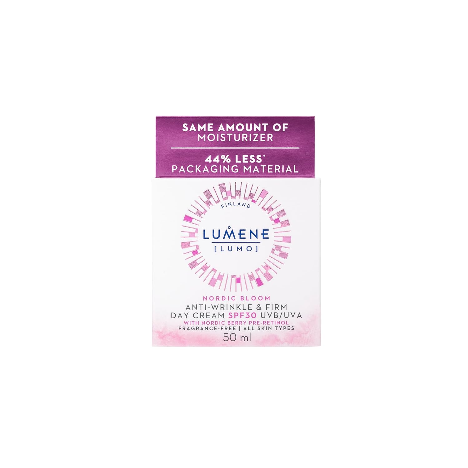 Lumene Nordic Bloom Lumo Anti-Wrinkle Firming Day Moisturizer 1.7 oz with Pre-Retinol - Image 2