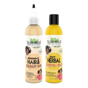 Taliah Waajid Kinky Wavy Natural Gentle Daily, Detangling Hair Care for Kids