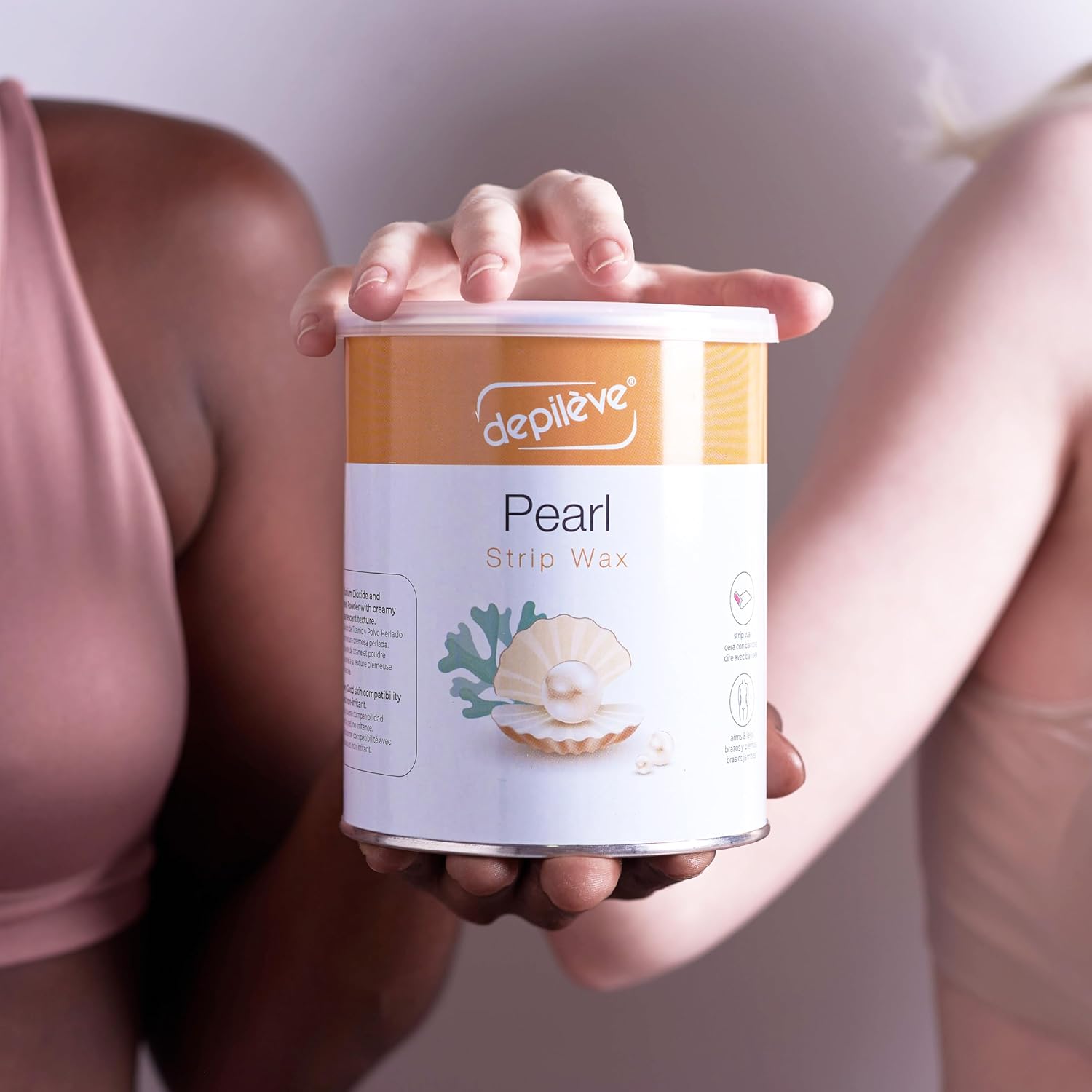 Depileve Hair Removal Wax - Pearl Rosin Full-Body Wax - Ideal for Dry, Flaking Skin - Soft and Gentle Waxing Pearls - Moisturizing Strip Wax - 14 oz - Image 3