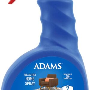 Flea & Tick Home Spray with Precor, Kills Fleas, Flea Eggs, Flea Larvae, Bed Bugs, Ticks, Ants, Cockroaches, Spiders, Mosquitoes And Many Other Listed Nuisance Pests In The Home, 24 Fl Oz