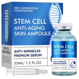 Stem Cell Anti-Aging Serum - Firm, Hydrate, and Renew Your Skin for a Youthful Glow,Strengthens and Moisturises Skin，Use with and Without MicroNeedling, Anti Aging & Smooth Wrinkles