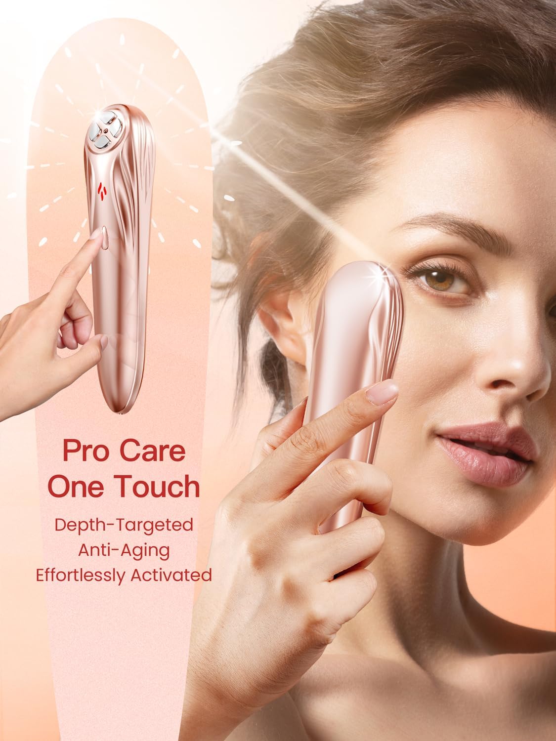 Radio Frequency Skin Tightening Device, Anti-Aging Face Machine for Wrinkle Removal, Lifting & Firming, Wireless Home Beauty Device with 3 Levels, at-Home Skin Renewal - Image 5