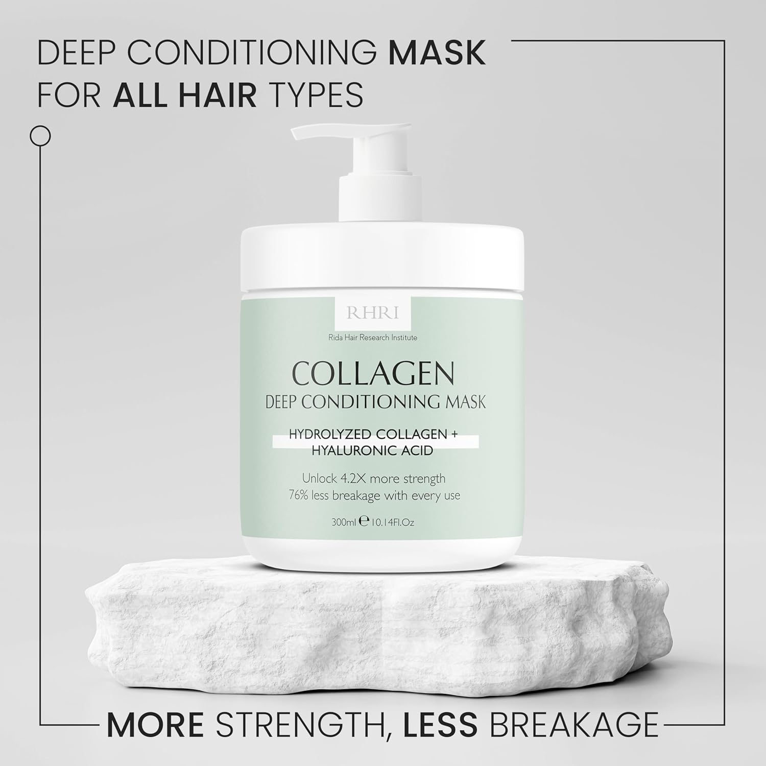 Hair Mask for Dry Damaged Hair and Growth, Deep Conditioner for Dry Damaged Hair, Hair Mask for Bleached Damaged Hair, Deep Conditioning Hair Mask Collagen with Hyaluronic Acid - Image 4