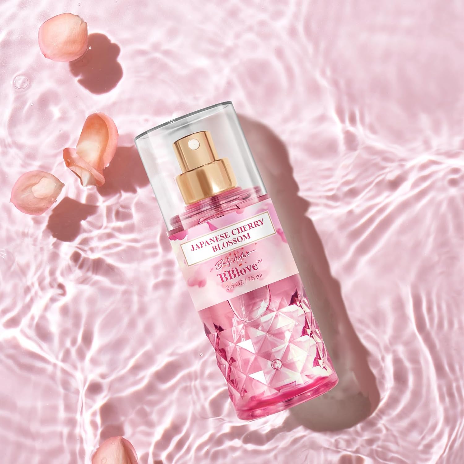 Japanese Cherry Blossom 4 Piece Bath and Body Gift Set for Women Girls Shower Gel Lotion Mist Scrub - Image 6