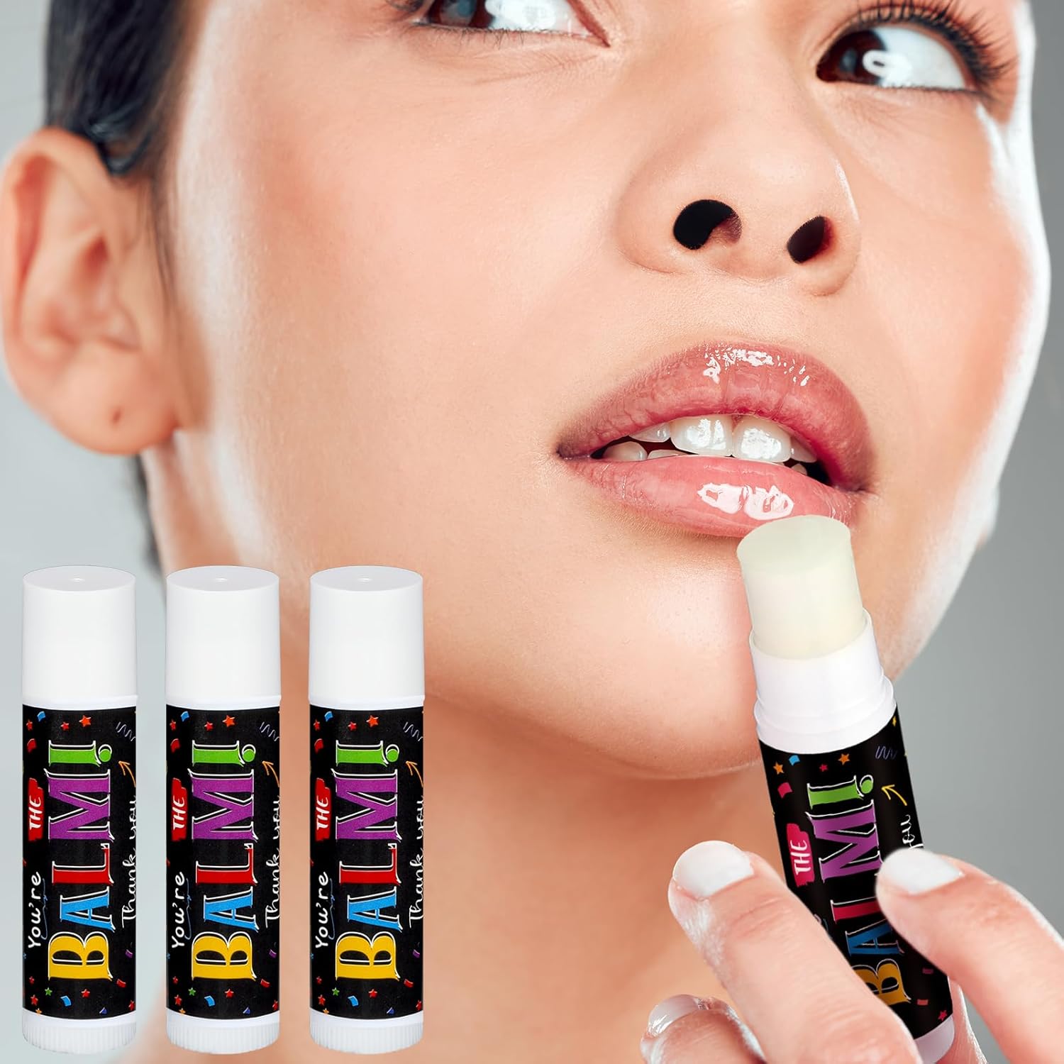 100 Pack Employee Appreciation Gifts Lip Balms Bulk You're the Balm Thank You Gifts for Women Men Teachers Pastor Coworkers Staff Volunteer Homeless - Image 2