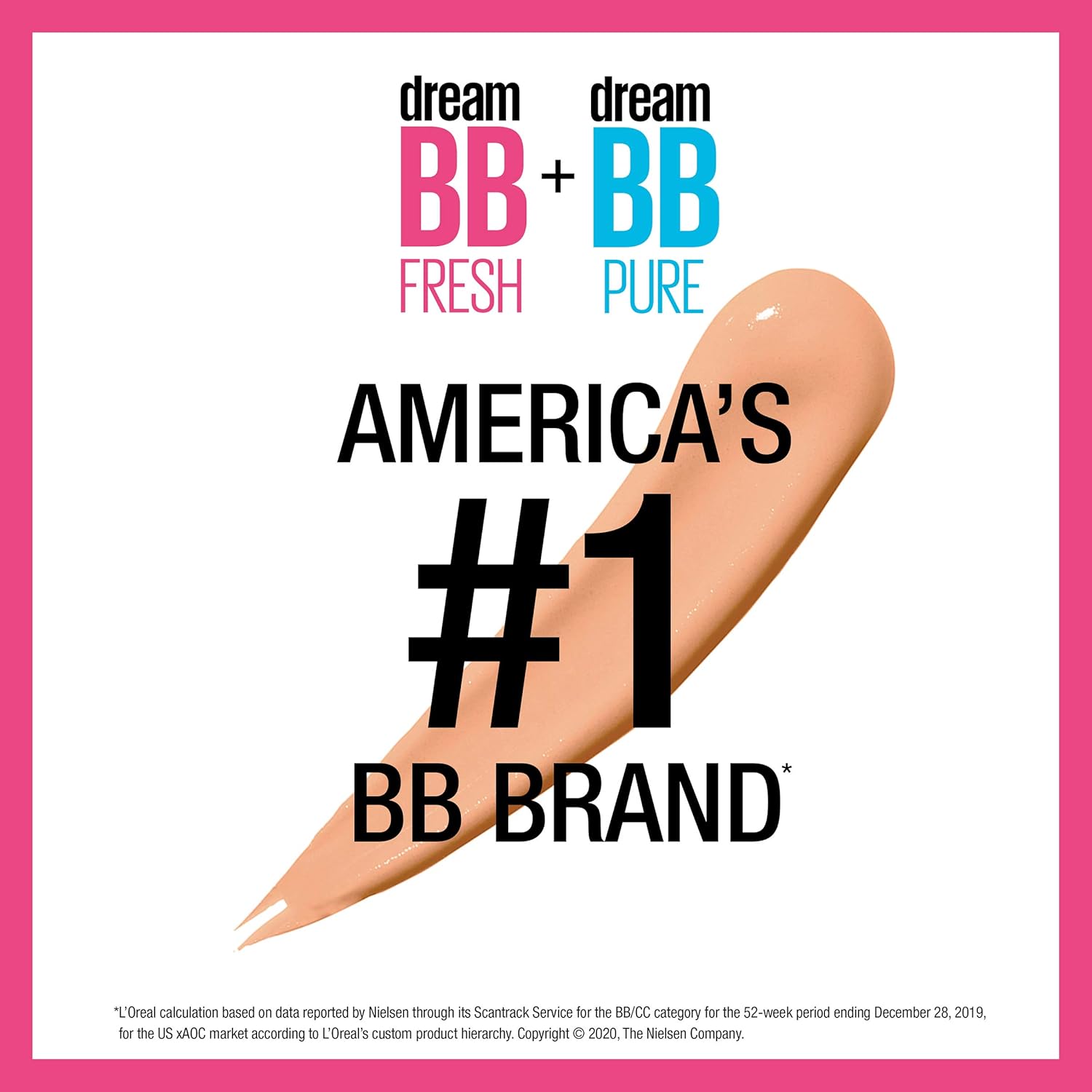 Maybelline Dream Fresh Skin Hydrating BB cream, 8-in-1 Skin Perfecting Beauty Balm with Broad Spectrum SPF 30, Sheer Tint Coverage, Oil-Free, Light, 1 Fl Oz - Image 3