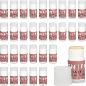 Scentered Wedding Party Favors - 30 Mini Aromatherapy Balms - Bulk Party Favors for Adults, Employee Appreciation Gifts, Small Corporate Gifts - Love Essential Oils Blend: Rose, Patchouli & Cedarwood