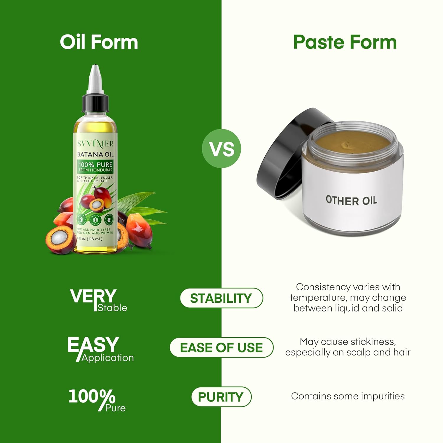 Pure Raw Batana Oil for Hair Growth 4 Fl Oz - Dr Sebi Organic & Natural Honduras Formula - Image 4