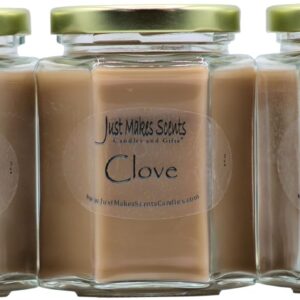 3 Pack - Clove Scented Candle | Warm and Spicy Ground Cloves | Hand Poured in The USA by Just Makes Scents