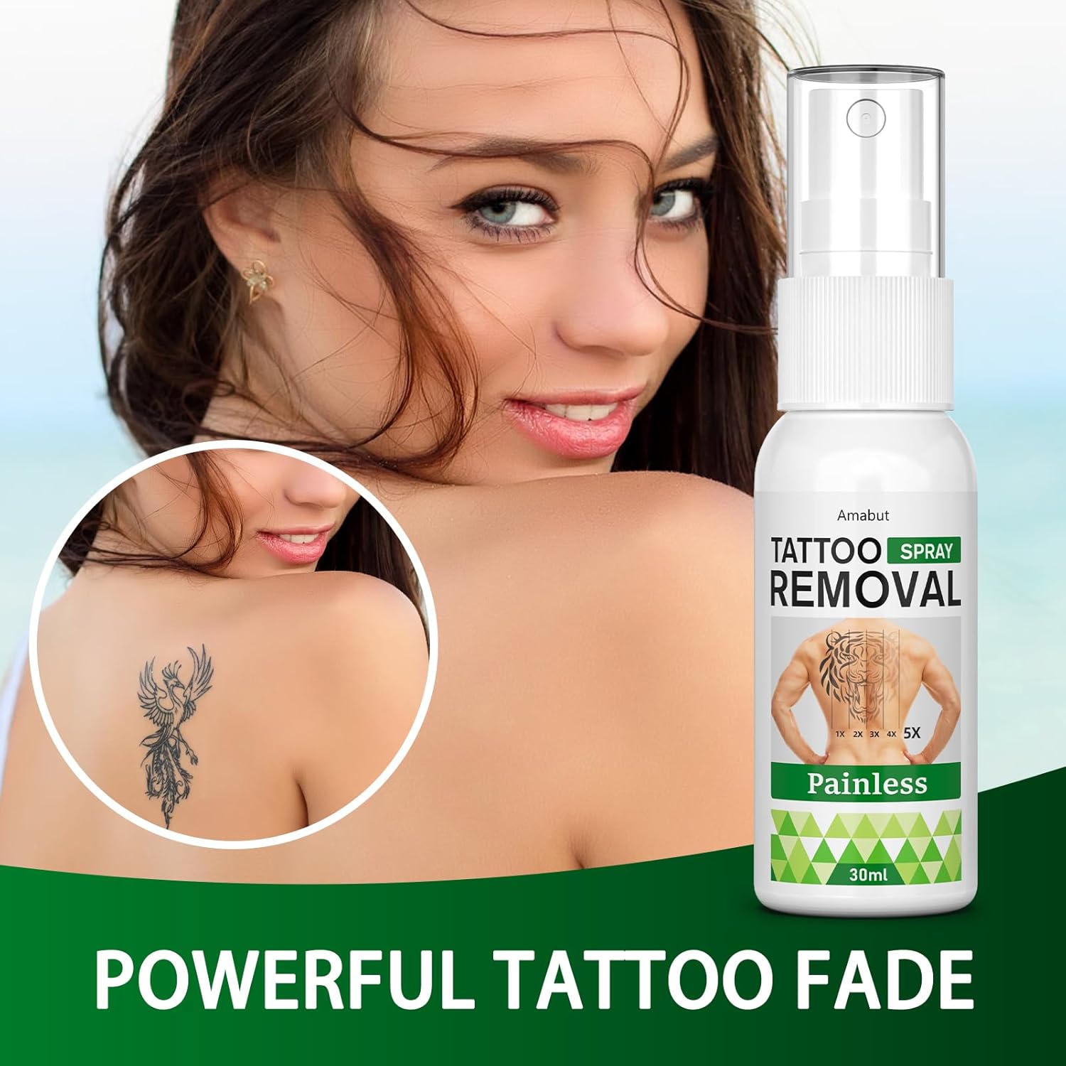 Tattoo Remover-Tattoo Removal Cream That Works, Painless Tattoo Fade Cream for Men & Women-Quick Absorption & No Scars Left, Natural Ingredients, 1 fl oz (30ml) - Image 7