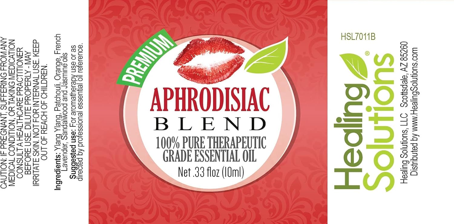 Healing Solutions 10ml Aphrodisiac Blend Pure Therapeutic Grade Essential Oil - Image 3