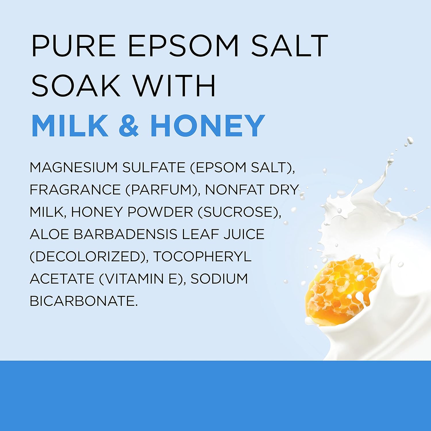 Dr Teal's Epsom Salt Magnesium Soak, Soften & Nourish with Milk and Honey, 3 lbs - Image 8