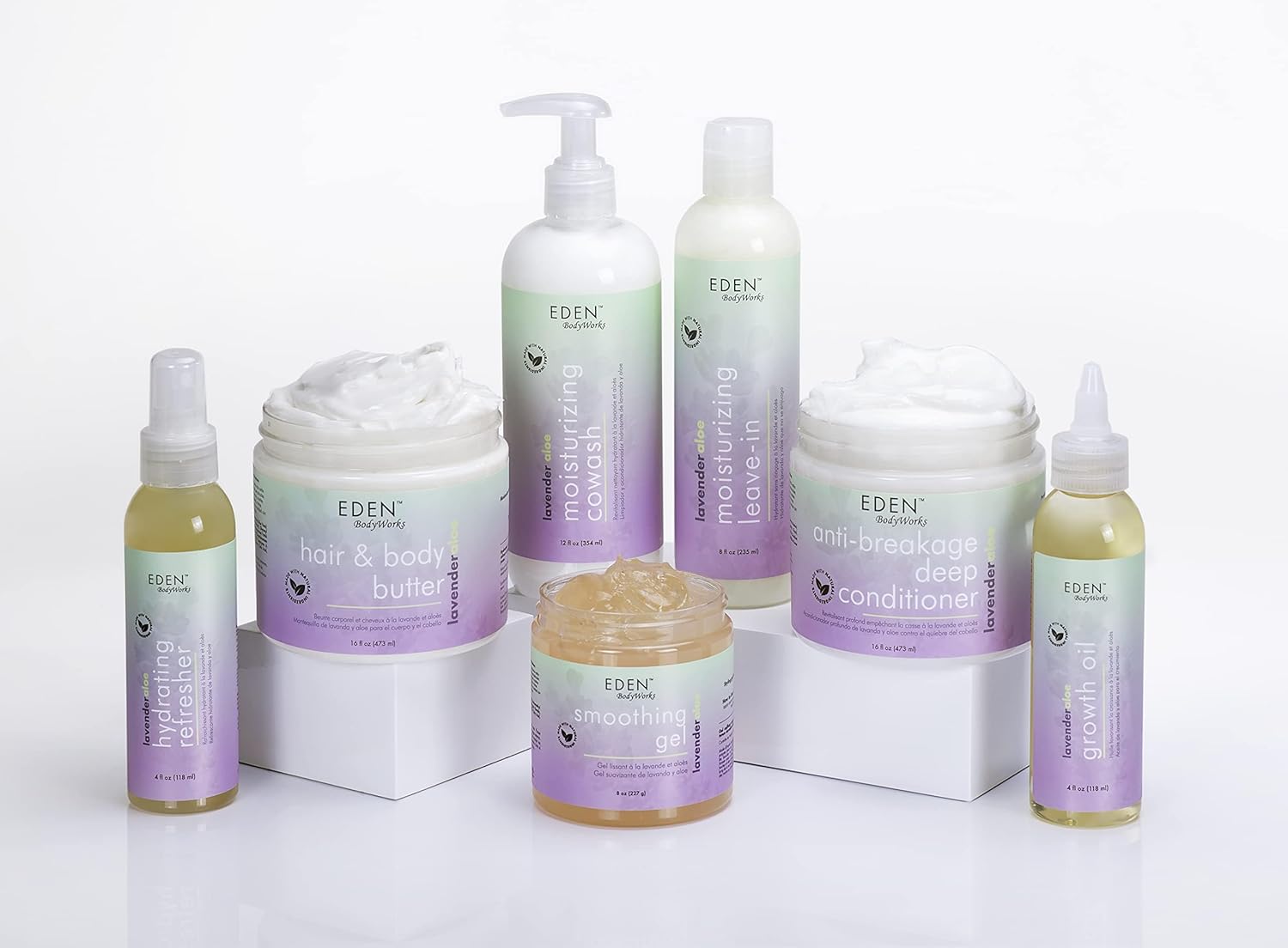 EDEN BodyWorks Lavender Aloe Anti-Breakage Deep Conditioner (16 oz) - Hair Treatment to Strengthen & Enhance Hair Elasticity - Image 5
