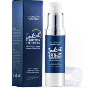 Enaskin Naturals Instant Eye & Face Lift Cream - Rapid Tightener and Wrinkle Filler for Deep Wrinkles - Under-Eye Bags & Puffiness Remover - Temporary Face Firming for Women & Men in 60s - 0.5 oz