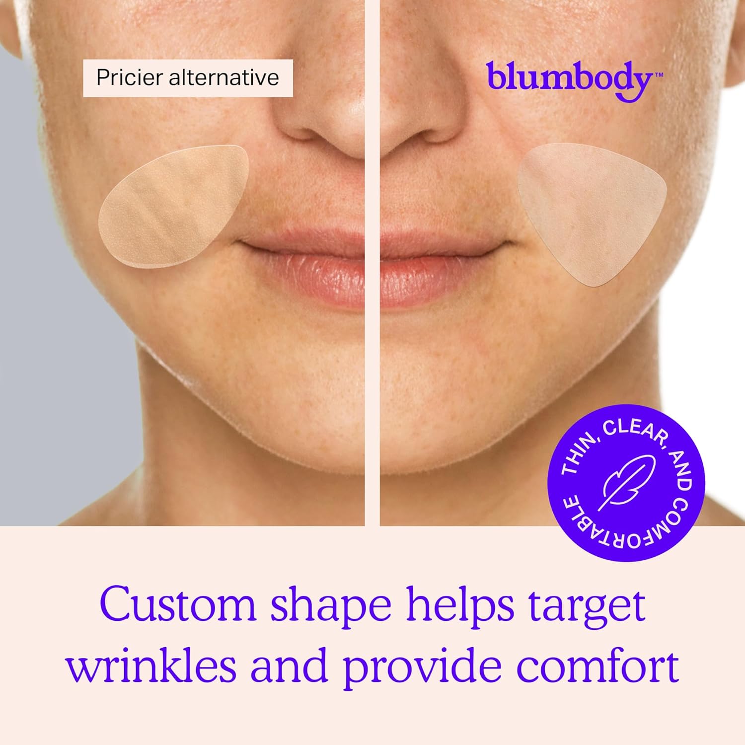 BLUMBODY 160 Count Mini Anti-Wrinkle Facial Patches for Eyes Mouth Forehead Non-Silicone - Image 4