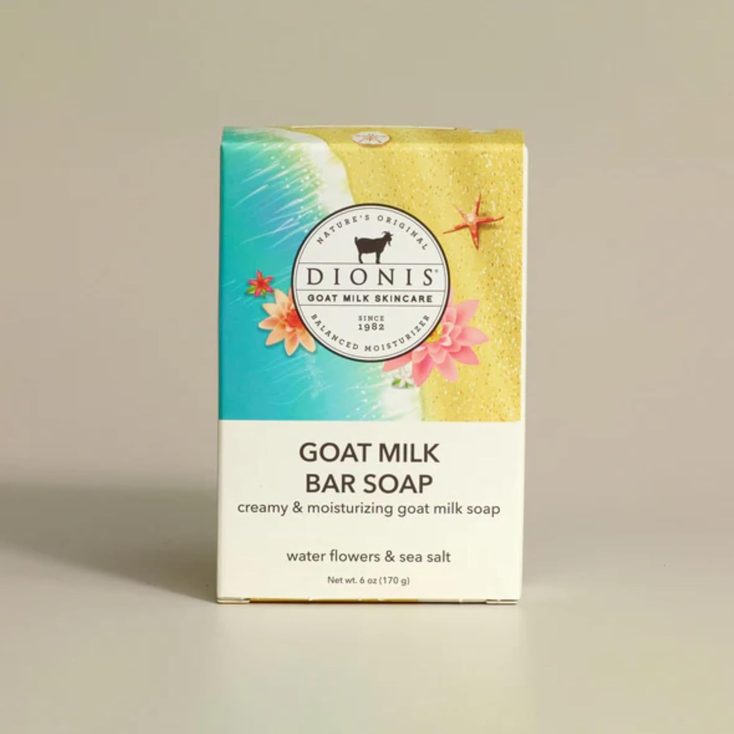 Dionis Goat Milk Water Flowers & Sea Salt Scented Hand and Body Soap Bar, Hydrating Moisturizing Wash for Sensitive Skin, Gentle Lasting Hydration, Cruelty Free, Paraben Free, Made in the USA, 6 oz - Image 4