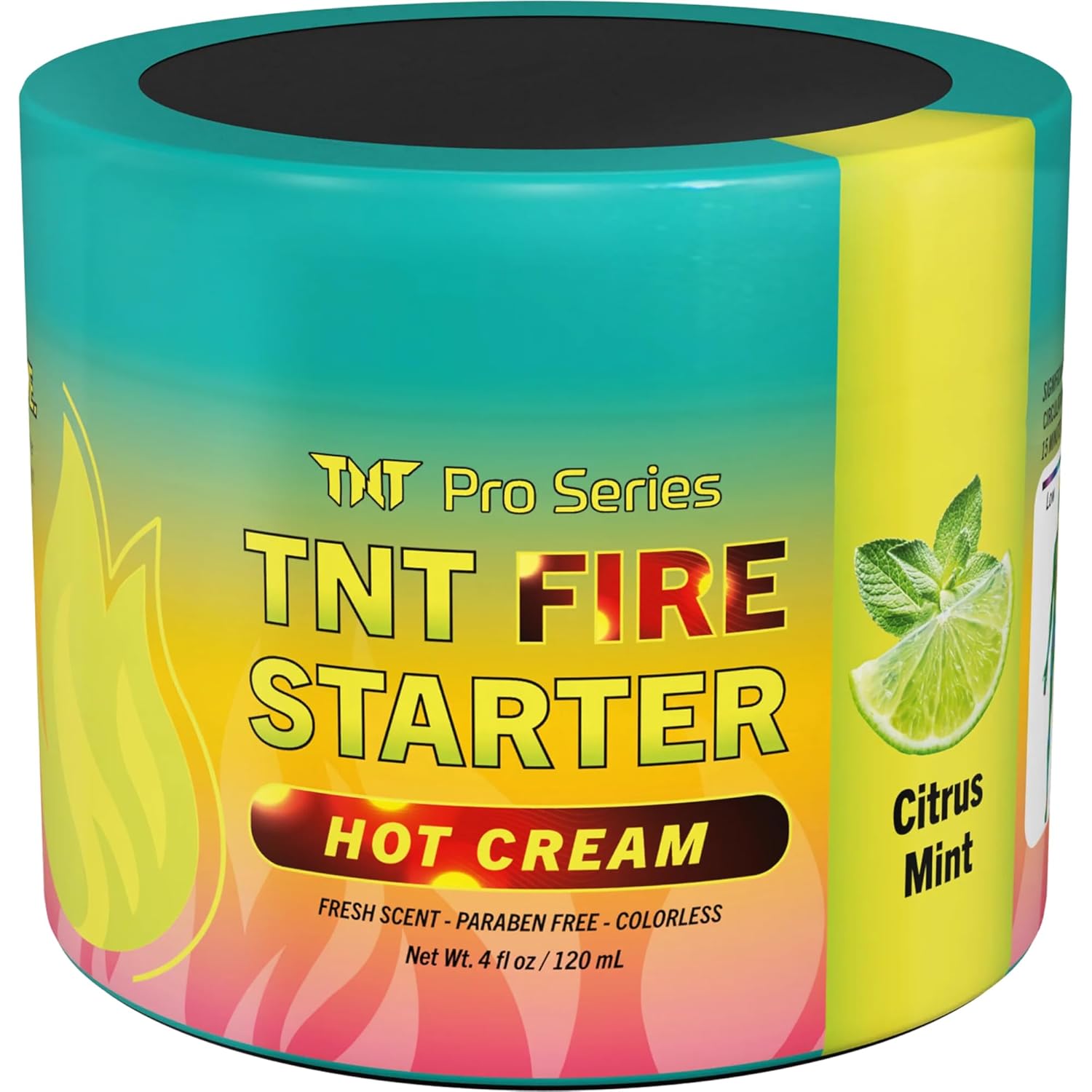 TNT Firestarter Workout Enhancer Sweat Gel: Hot Cream for Tummy Belly Firming, Sweet Scent - Thigh & Arm Hot Sweat Cream: Exercise Thermogenic Cream for Men & Women, Skin Tightening Heat Lotion