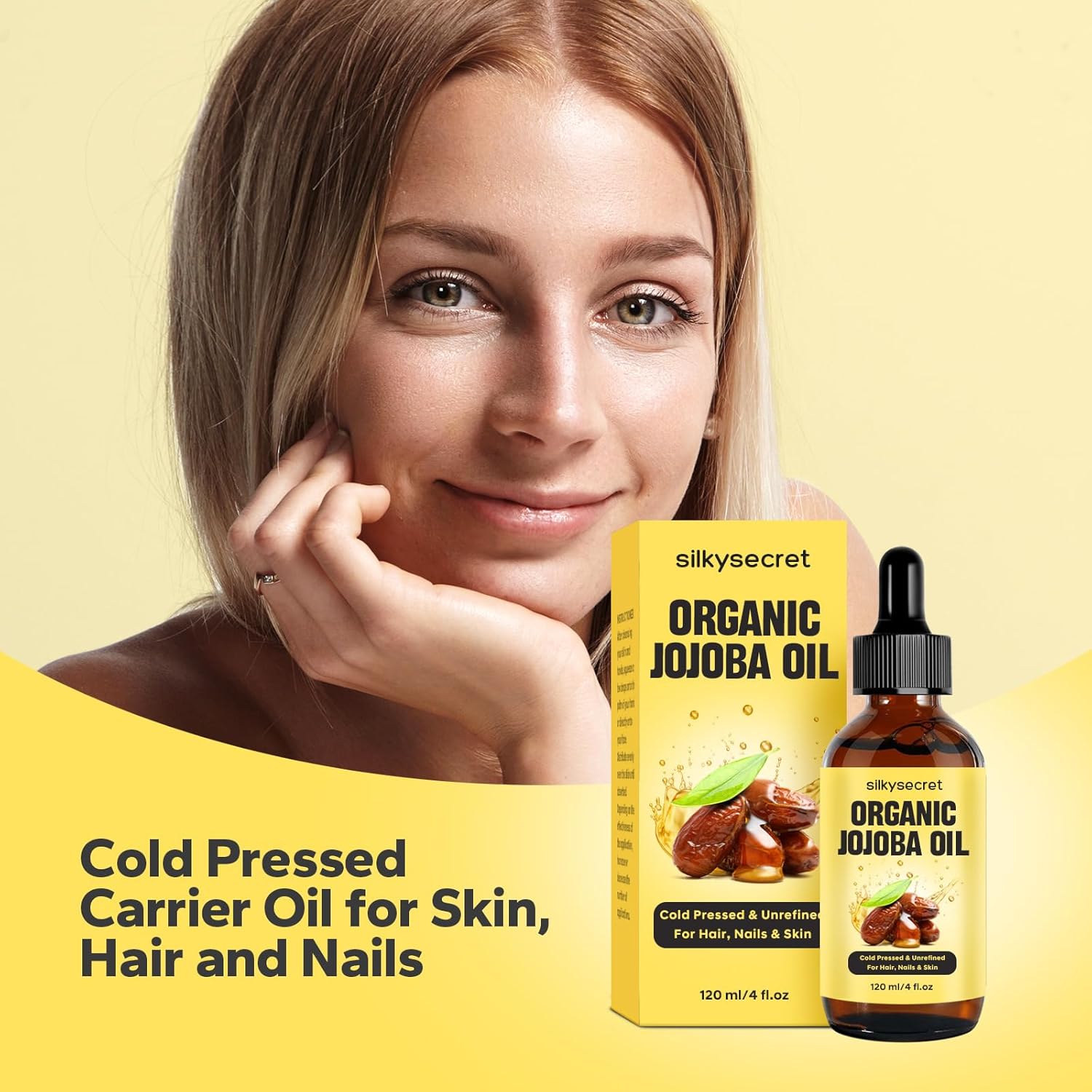 Organic Jojoba Oil 4 oz - Natural Moisturizer for Skin, Hair, and Nails - Image 7