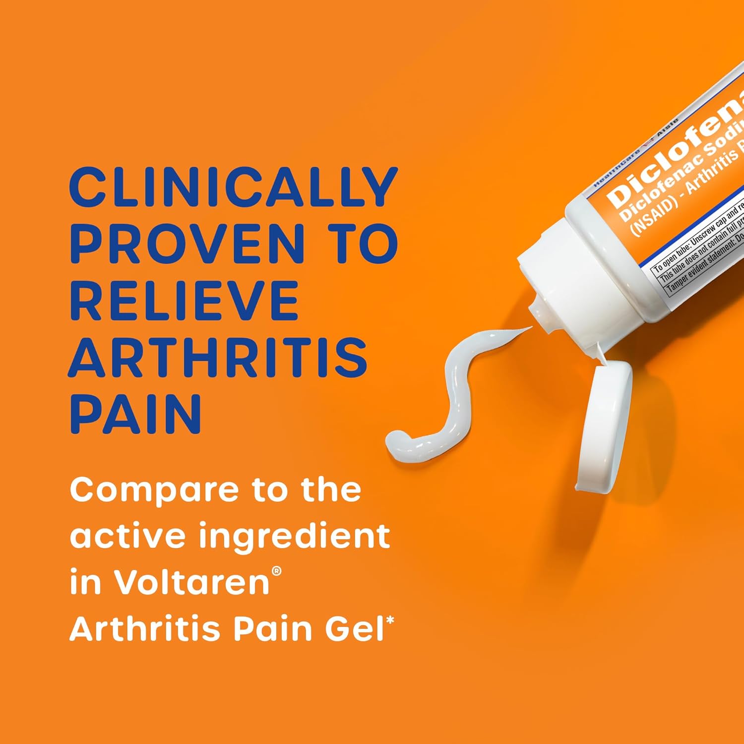HealthCareAisle Diclofenac Gel, 1%, Arthritis Pain Relief - 100 g tube - Original Prescription Strength (NSAID) - Image 2