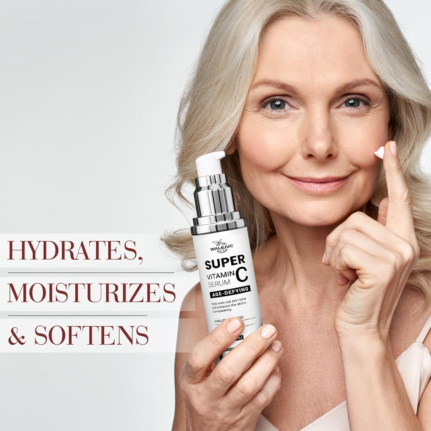 Super Vitamin C Serum for Women over 70, Wrinkle Cream for Face, Anti Aging Cream, Hydrates, Softens, Lifts and Firms Super Vitamin C Serum-50ML - Image 4