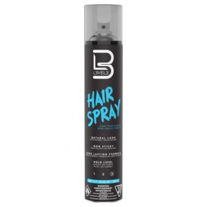 L3 Level 3 Hair Spray - Long Lasting and Strong Hold - Great for Men and Women - Level Three - Suitable for All Hair Types