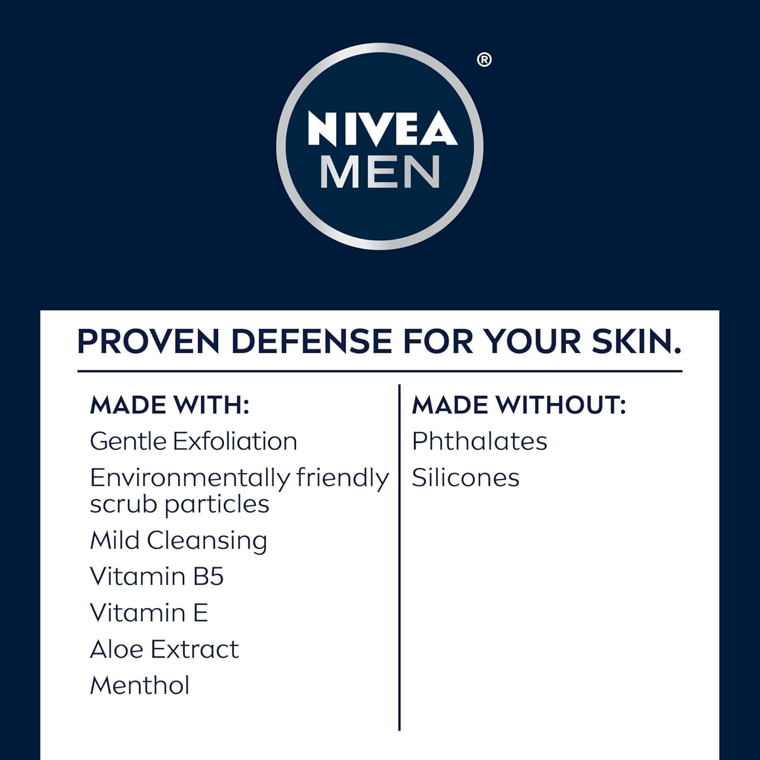 NIVEA MEN Maximum Hydration Deep Cleaning Face Scrub with Aloe Vera, Skin Care Gifts for Dad, 4.4 Oz Tubes, Pack of 3 - Image 6
