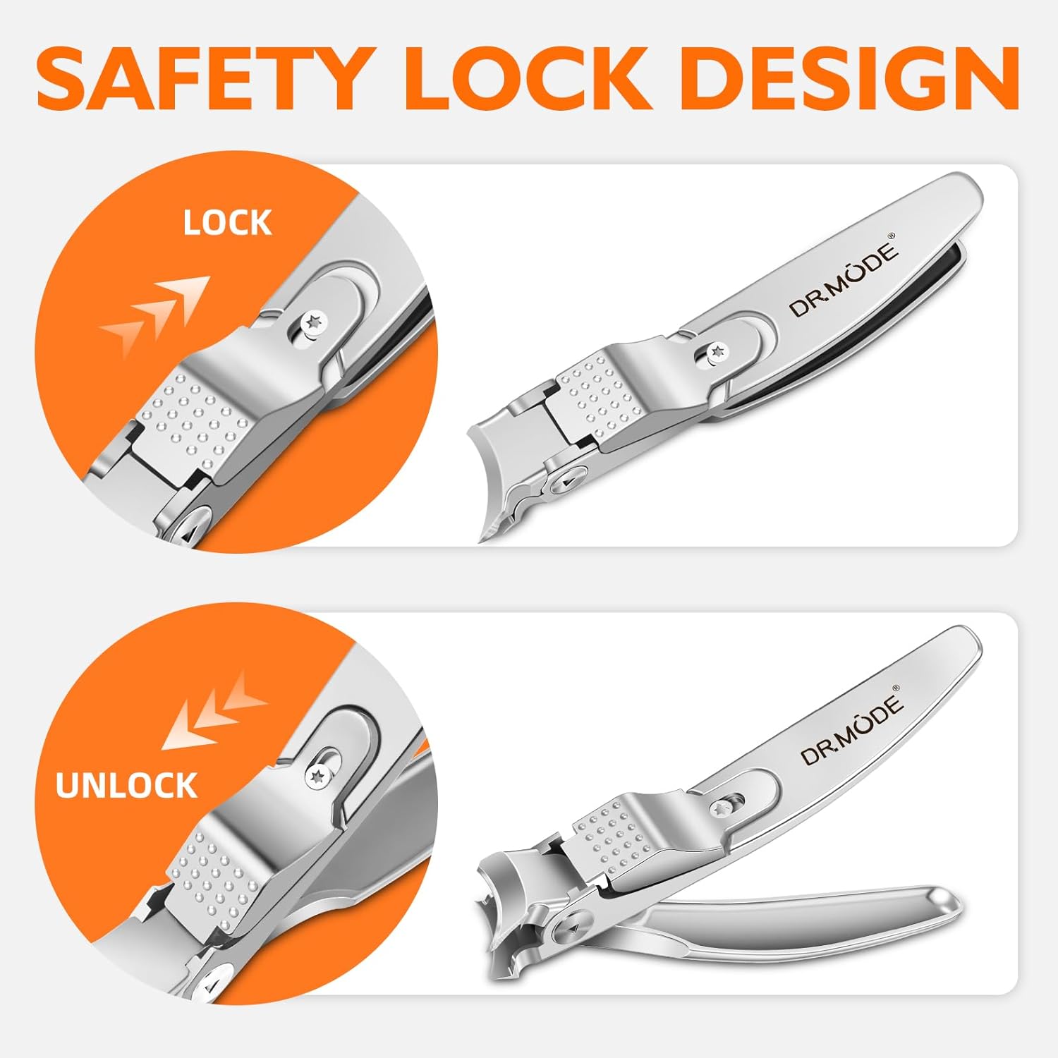 Heavy Duty Slanted Nail Clippers Large Size for Thick Ingrown Nails Seniors - Image 6