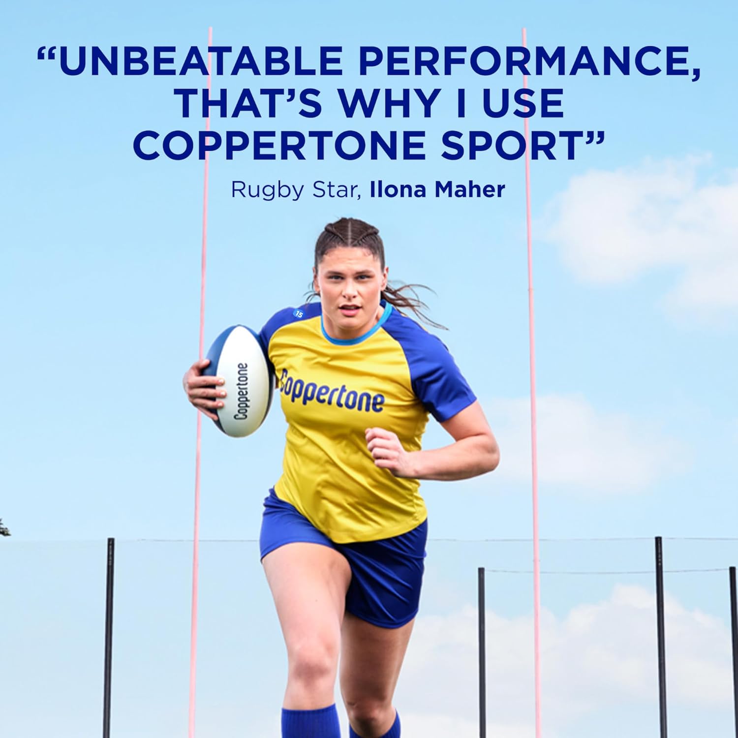 Coppertone SPORT SPF 50 Sunscreen Lotion, 5 Fl Oz, Water Resistant Formula - Image 2