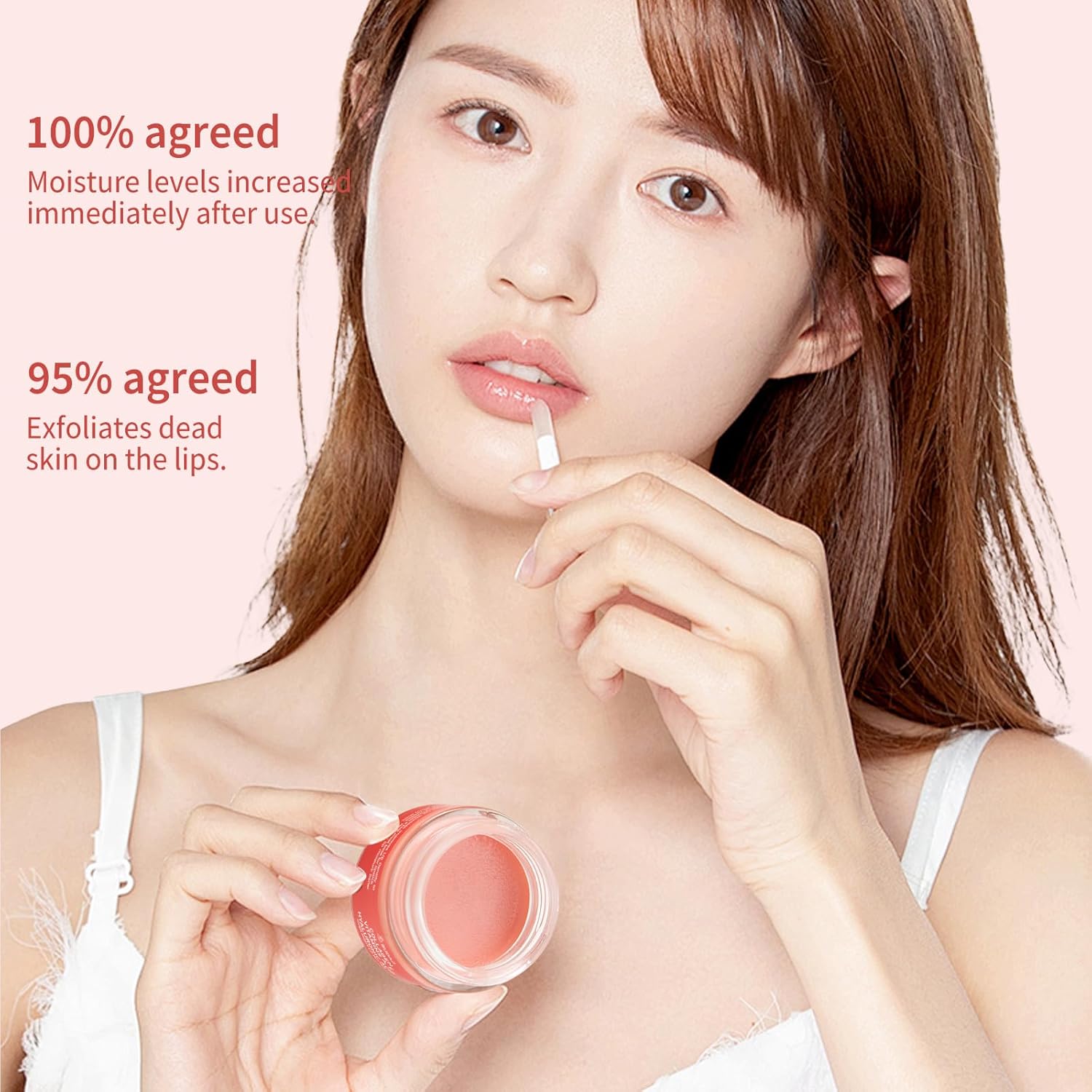 Collagen Hydrating Lip Mask with Hyaluronic Acid and Aloe Vera, 15g - Image 5