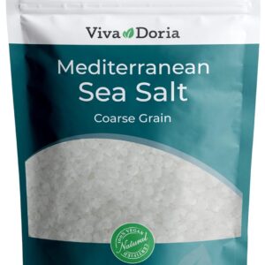 Viva Doria Mediterranean Sea Salt, Coarse Grain, 5 lb