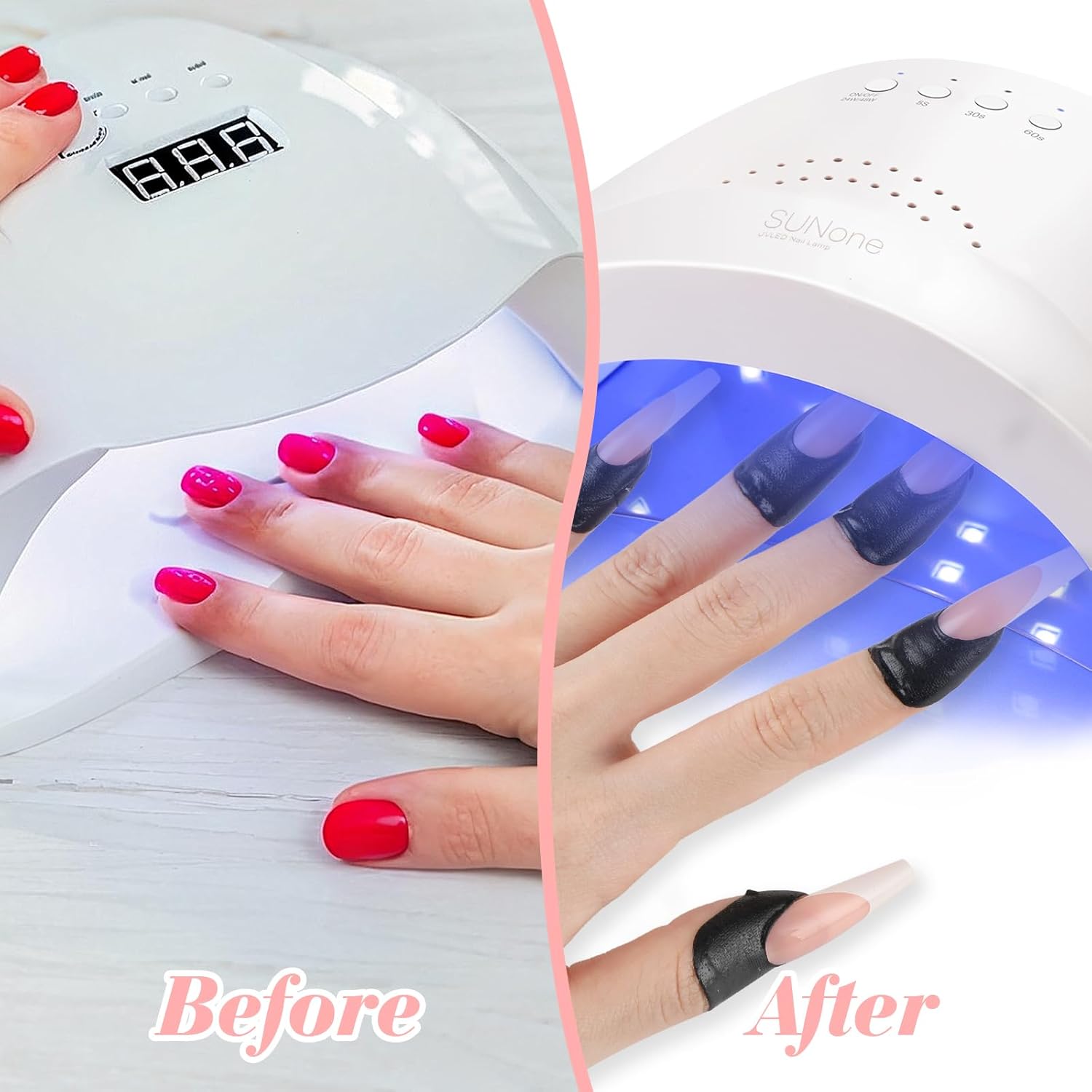 100 Pcs Nail Polish Protector for Fingers, 99.99%+ U V Finger Protection Cuticle Protector Tape for Nail Painting, U-Shaped French Tip Nail Polish Barrier Peel Off for Nails Stamp Nail Art - Image 4
