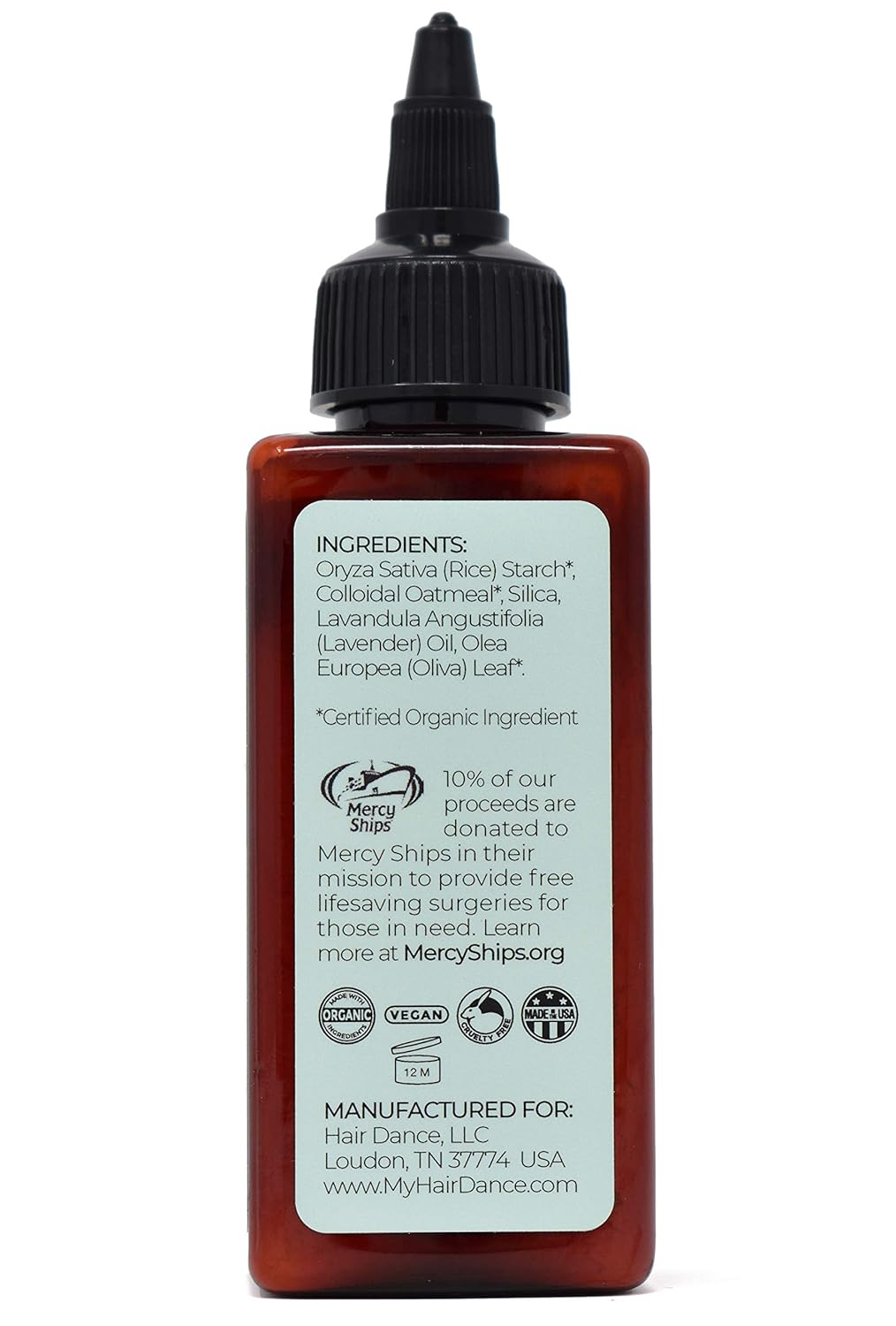 Dry Shampoo Volume Powder | Natural & Organic | Jumbo size | For Dark and Blonde Hair | Made in USA | (Lavender, 2 Ounce (Pack of 1)) - Image 3