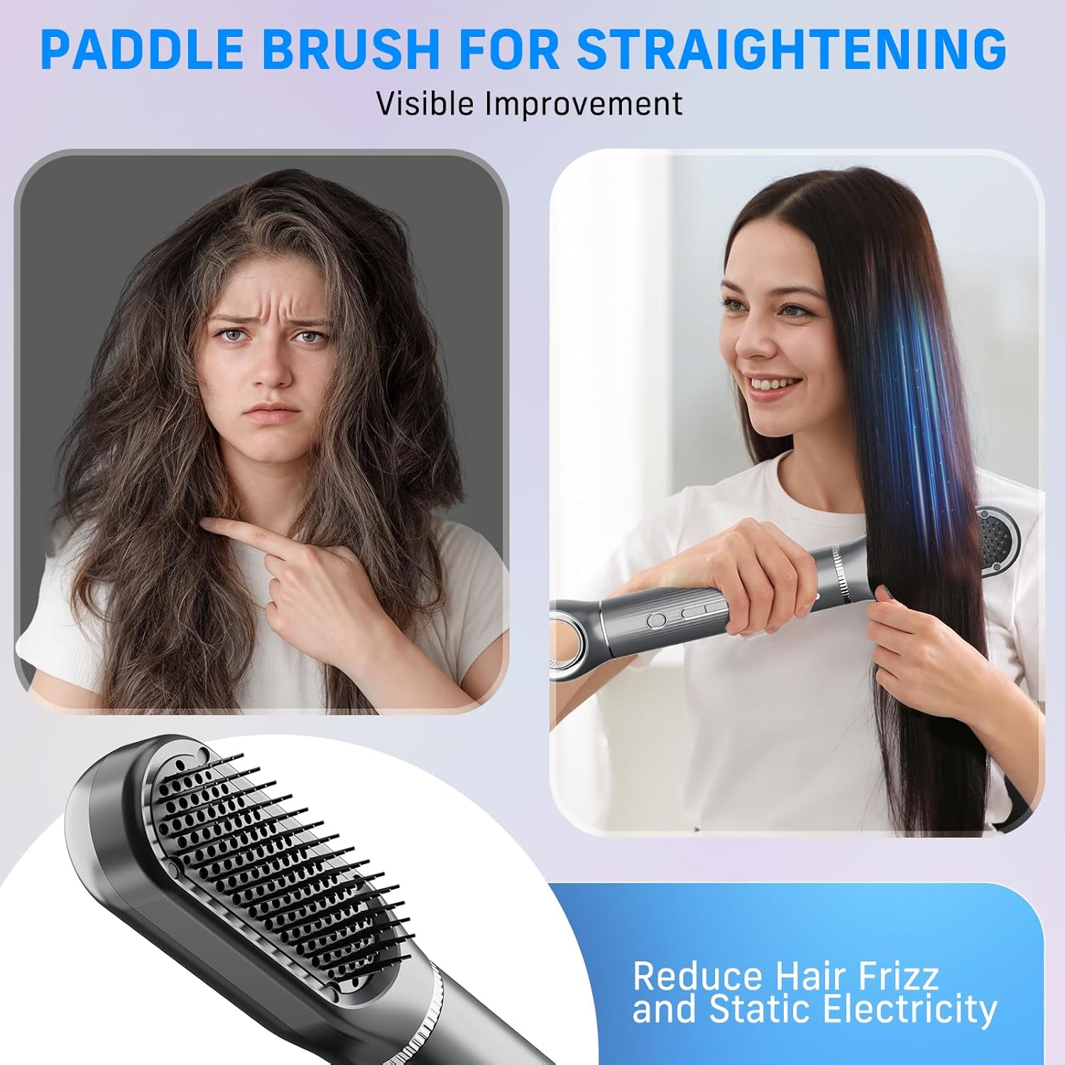 QUICO 5-in-1 Hair Dryer Brush for Women, 110,000 RPM Motor, Ionic Technology - Image 7