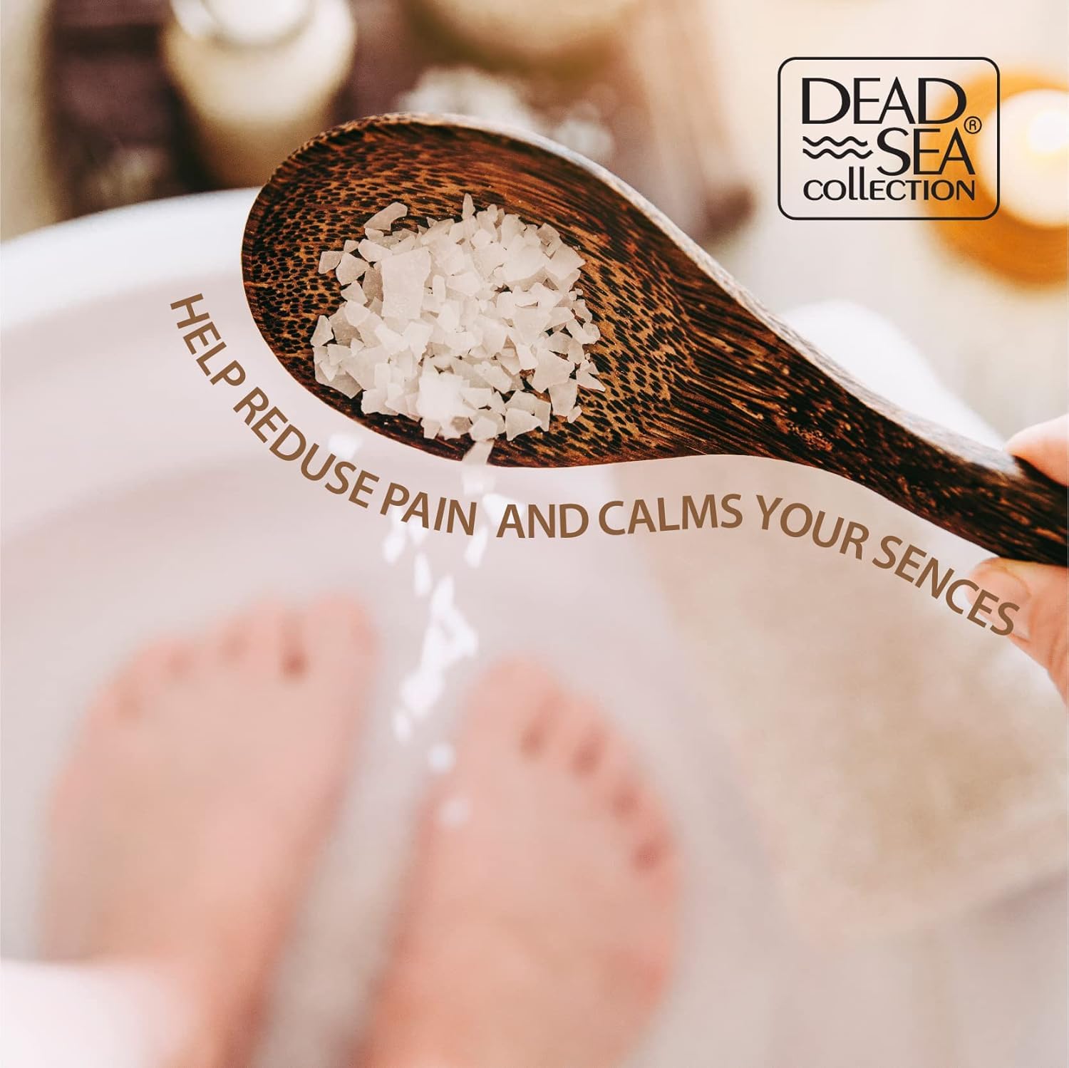 Dead Sea Collection Bath Salts for Men with Sandalwood Oil - Muscle Recovery Bath Soak – Mens Pure Dead Sea Salt for Soothing and Relaxing - 37 Oz - Image 6